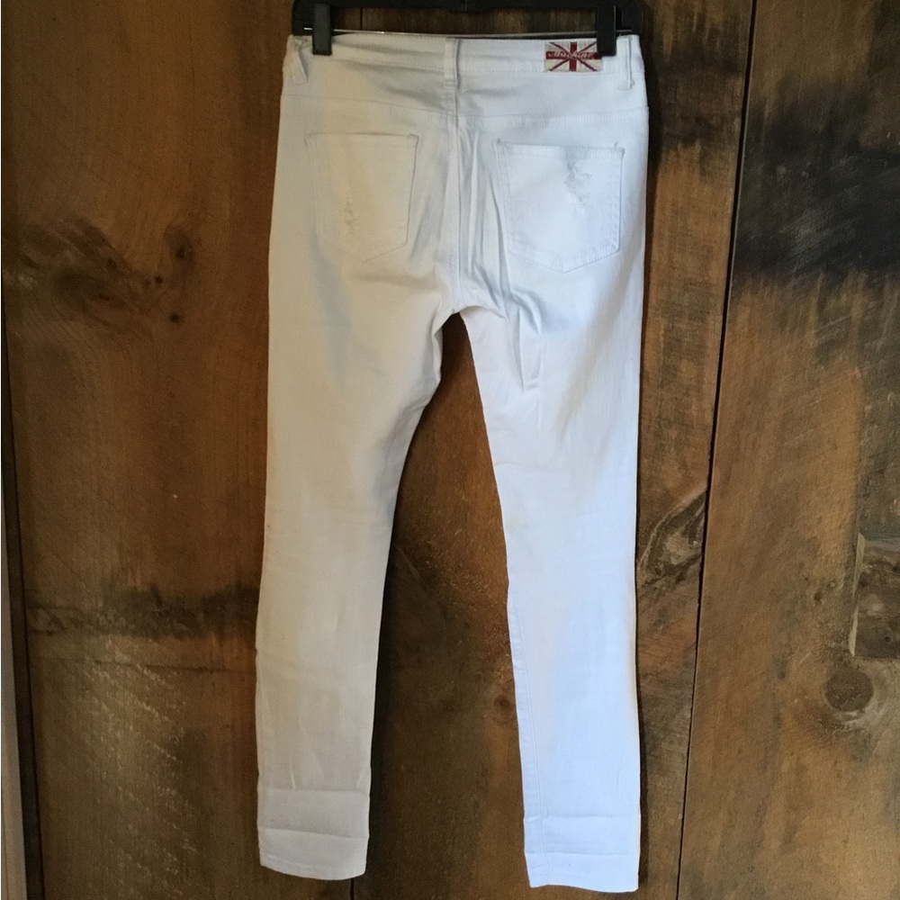 Machine Jeans White Distressed - Picture 2 of 5